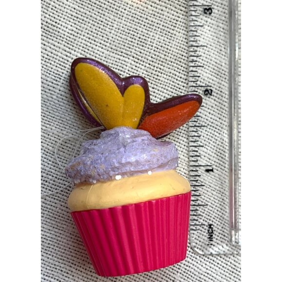 Hallmark Keepsake Cupcake Ornament 2016 Fluttering Butterfly Holiday Christmas - Picture 6 of 9